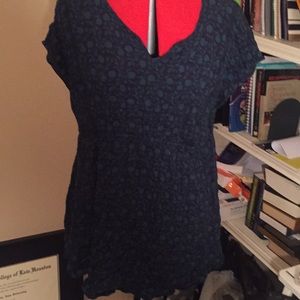 Cute patterned maternity blouse